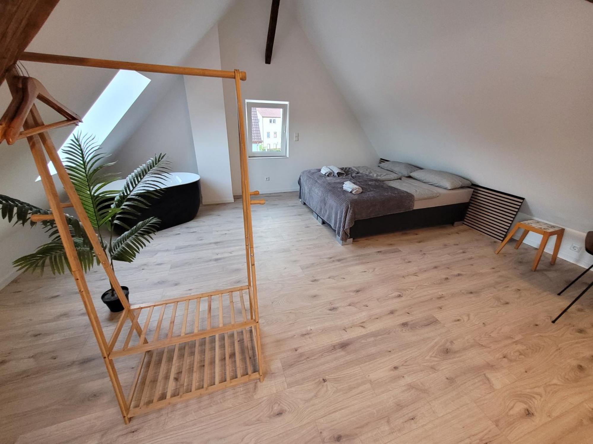 Loft Apartment Am Bahnhof 阿尔伯斯塔特 外观 照片